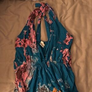 Maxi Bohemian Tie-Dye Dress